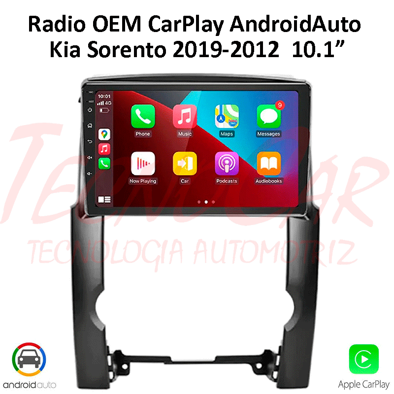 RADIO KIA SORENTO 2009-2012 CARPLAY / ANDROID AUTO / 10.1"